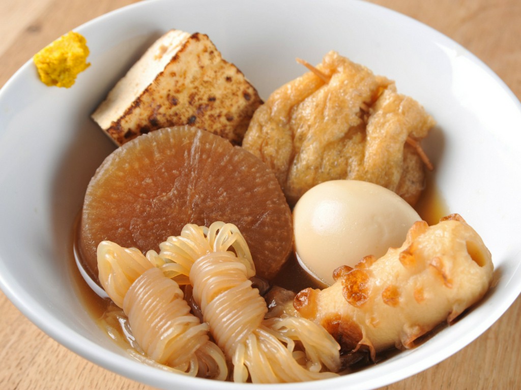 地元の醤油で味付けした『おでん』