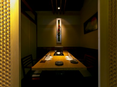 お客様のプライベートを守るワンランク上の完全個室