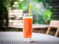 ※赤パプリカ、デーツ、パイナップル、リンゴ、トマトジュースなど