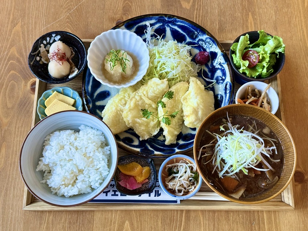 【季節限定】鱸(すずき)の天ぷら御膳～冷おろし天つゆ～