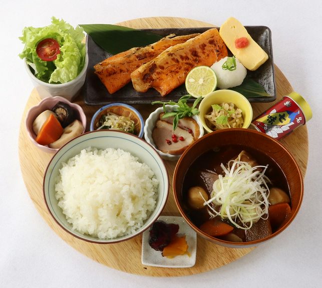 銀鮭のハラス御膳