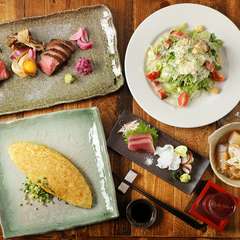 店主のこれまでの経験を活かした、バラエティ豊かなメニュー