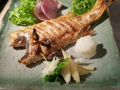 のどぐろ塩焼き