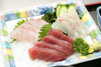 鮮度の高さと素材の良さが自慢の『刺身』