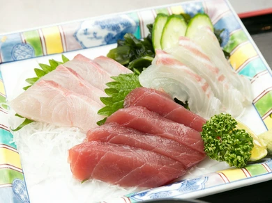 鮮度の高さと素材の良さが自慢の『刺身』
