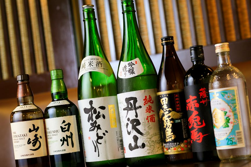 ドリンクメニューが豊富。お昼から飲めるのがうれしい