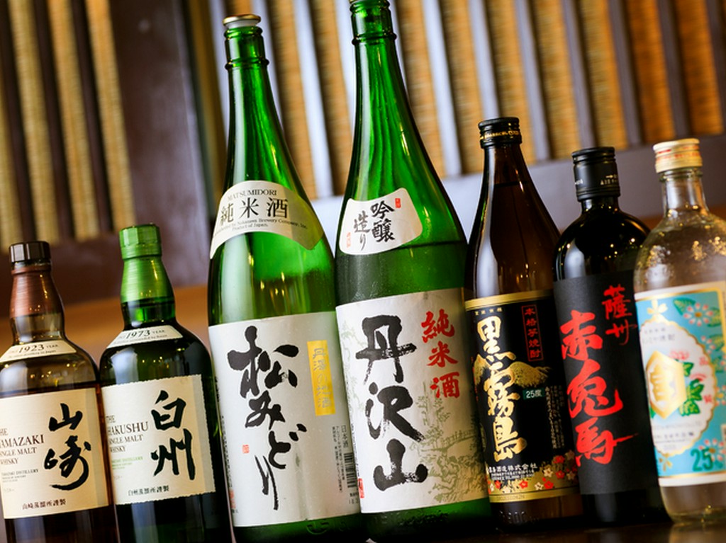 ドリンクメニューが豊富。お昼から飲めるのがうれしい