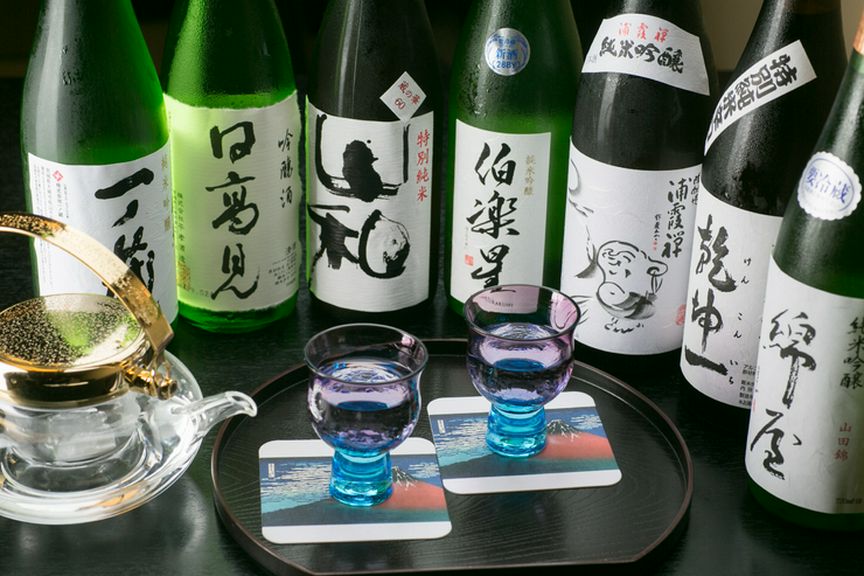 旬の料理に合わせたおすすめのお酒の中でも、宮城の地酒が充実