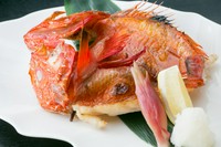 白身魚の中でも格段に脂の乗りが良いきんきをシンプルに塩で焼き、旨味を引き出した絶品料理『きんき焼き』
