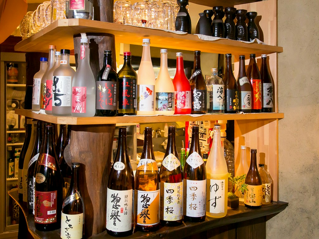 栃木の地酒100％のラインナップ。幅広い味わい・タイプが揃う