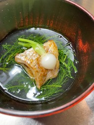 ノドグロの引き立てお出汁