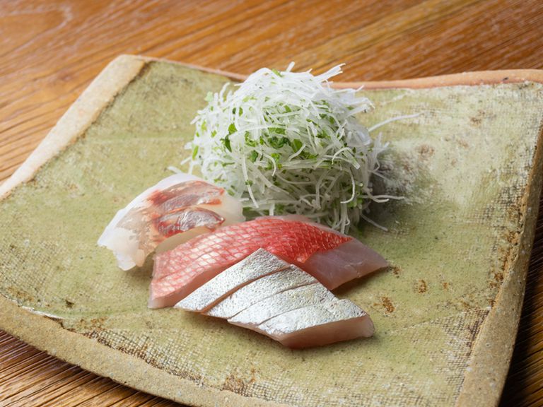 真鯛、金目鯛、縞鯵