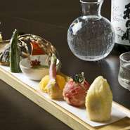 ■季節野菜の天ぷら　 970円
■季節野菜と海鮮の天ぷら　1,920円