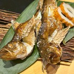 ■さばのへしこ　840円
■ハタハタの一夜干し 二尾 1,280円
■一夜干し三点盛り　2,980円