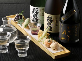 『季節野菜の天ぷら』