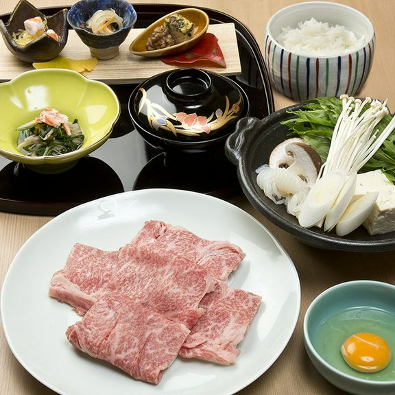 予約限定ランチ 「鳥取和牛すき焼き膳」