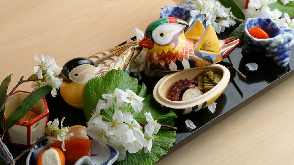 四季折々の華やかな一皿『焼き八寸』