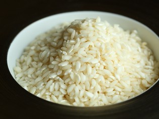 リゾットには、石川県産のイタリア米を使用