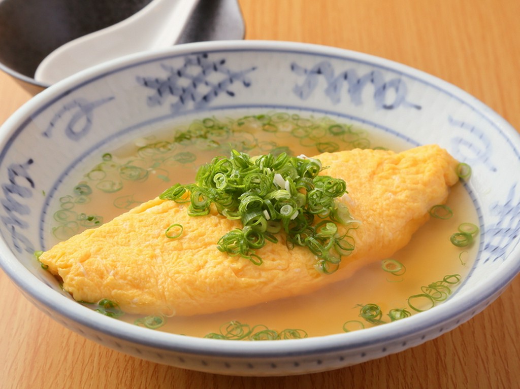 和風ダシで食べる『和風オムレツ』