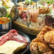 【飲み放題】＋６００円で以下追加
本格焼酎・地酒… 一刻者／伊佐美／黒霧島／赤霧島／山ねこ／富乃宝山／吉兆宝山／佐藤各種／三岳／明るい農村／もぐら／薩摩茶屋／白玉の露／不二才／さつま島美人／いも神／中々／春雨カリー／国稀／ばくれん／北の勝／八海山／越乃寒梅／久保田／法螺吹／福司／浦霞／月山／新十津川／なまら純米辛口　他多種 
北海道のお酒 …紫蘇／ジャガイモ／昆布／牛乳／トウキビ／そば／かぼちゃ　等
