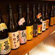 鮮魚を使った絶品料理と相性の良い日本酒が勢ぞろい