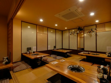 さまざまな個室席を用意し、シーンに合わせた利用が可能