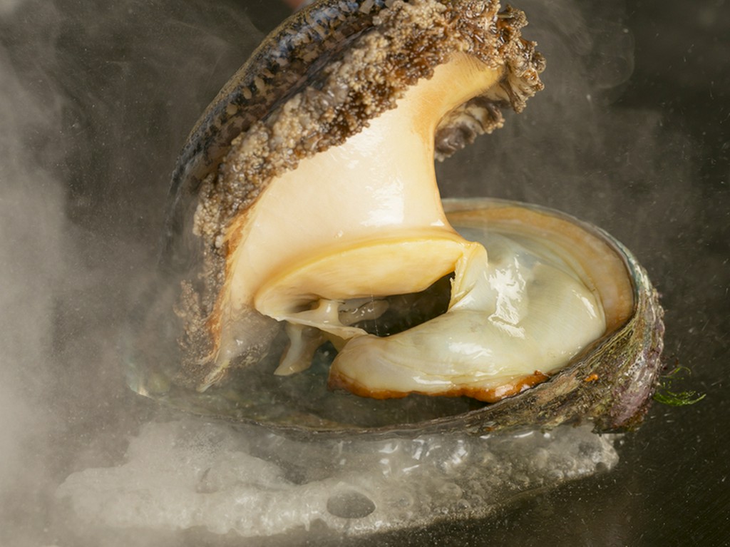 柔らかく、磯の風味漂う濃厚な味わい『活鮑』