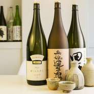 季節の限定酒やプレミアムな日本酒など
15～20種類ご用意！
instagram（＠waen_tokyo)にて更新中！
