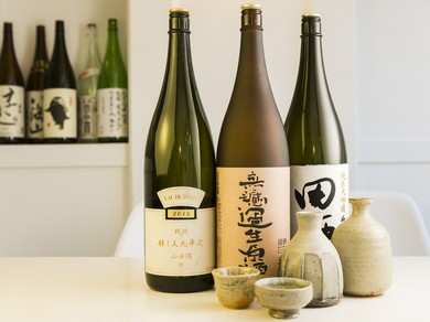 選りすぐりの日本酒を！