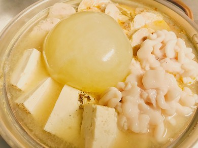 なんとも贅沢な海鮮たっぷりの鍋！