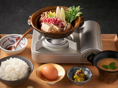 黒毛和牛のすき焼き御膳 