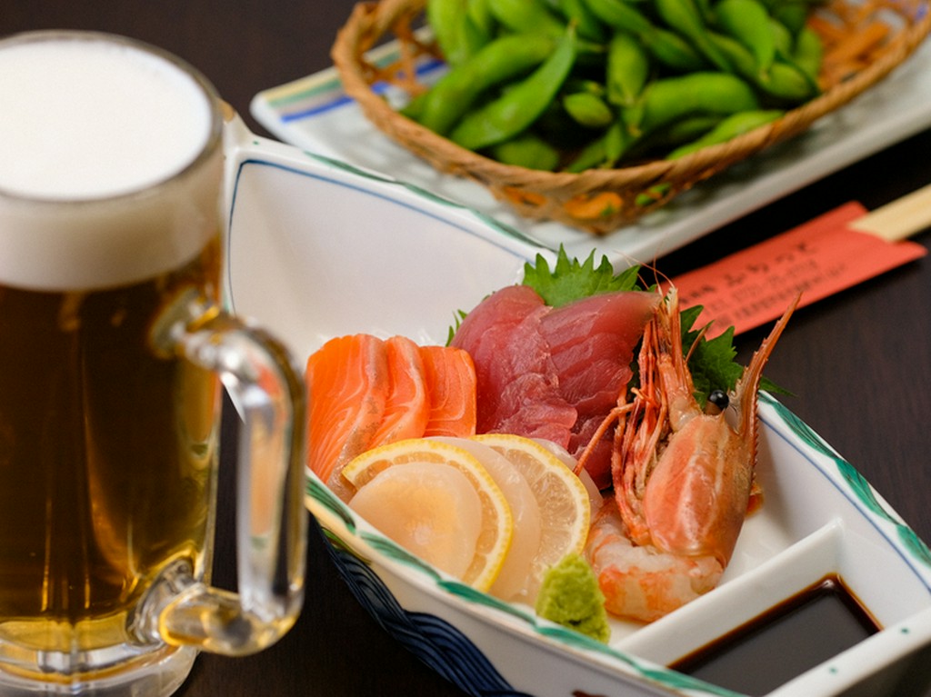 宴会に最適な、飲み放題付きのコース料理をご用意