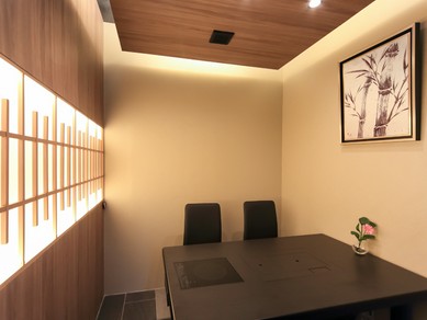 4名用×4部屋、6名用×1部屋、全5部屋の完全個室