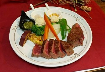 『和牛のステーキ』単品　霜降りをご堪能したい方に