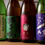 福岡県の名酒・珍酒をはじめ、季節に合わせた名酒をご用意