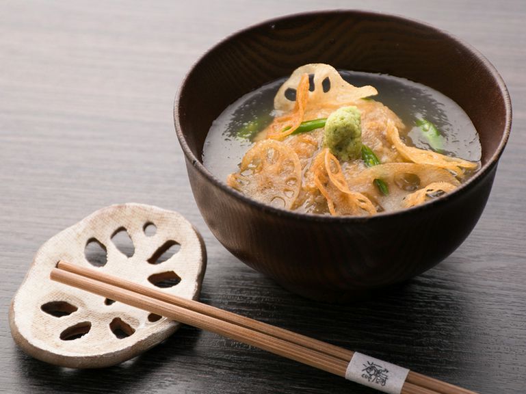 もちもちとした食感に魅了される『蓮根まんじゅう』