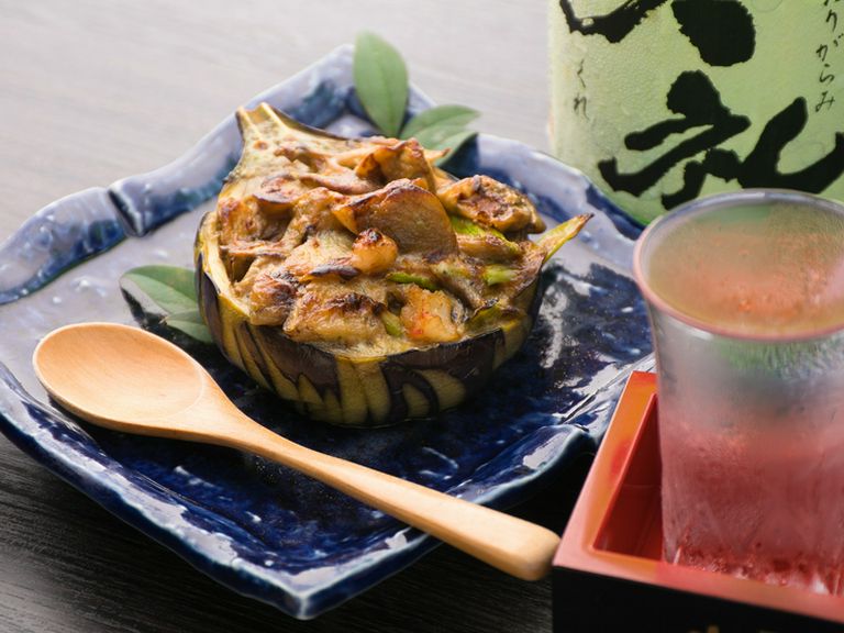 味噌の風味が絶妙に調和した『茄子のグラタン』