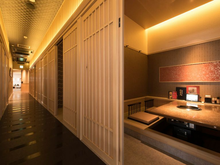 全室個室でゆったりと過ごせる店内