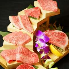 特上部位・希少部位の7点盛り合わせ『和牛華壇（はなだん）』