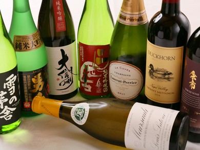 道産の日本酒が7種類以上。ワンランク上の美酒で特別な日を祝う