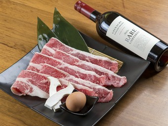 上質な国産牛を使った『本日の国産牛上焼きすき』