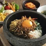 ビビンバ/スープ/キムチ