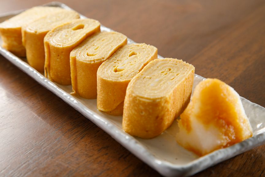 プルプルふわふわの食感『鉄板出し巻き卵』
