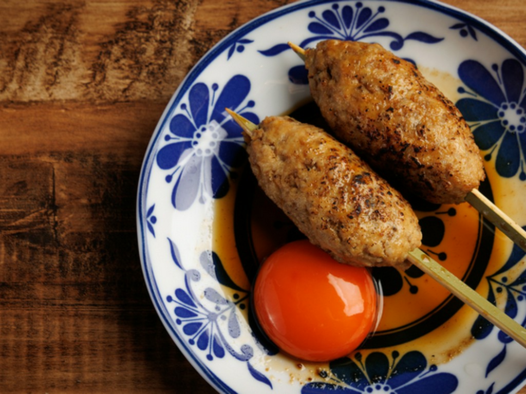 お店にきたら絶対にはずせない一品「月見つくね」