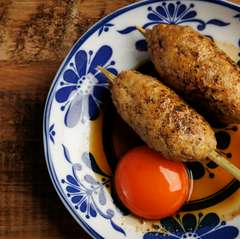 お店にきたら絶対にはずせない一品「月見つくね」