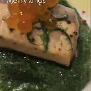 サーモンのムニエル.ほうれん草のソース
(要ご予約)お客様のご要望で生まれた一品。今や裏メニューの中でも人気の一品