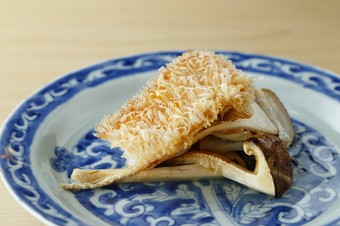 京の味覚の共演『甘鯛と松茸の合わせ焼き』