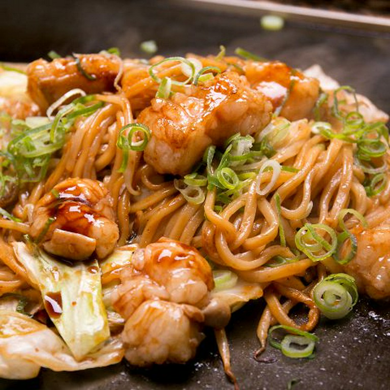 和牛ホルモン焼きそば