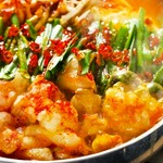 飲み放題2時間付き！当店人気のスンドゥブ出汁を使ったチゲもつ鍋がメイン！辛くて旨い全7品コース。