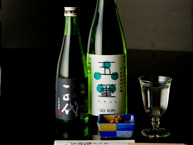 山形市内のそば店でのみ提供される『五薫』は希少な銘酒